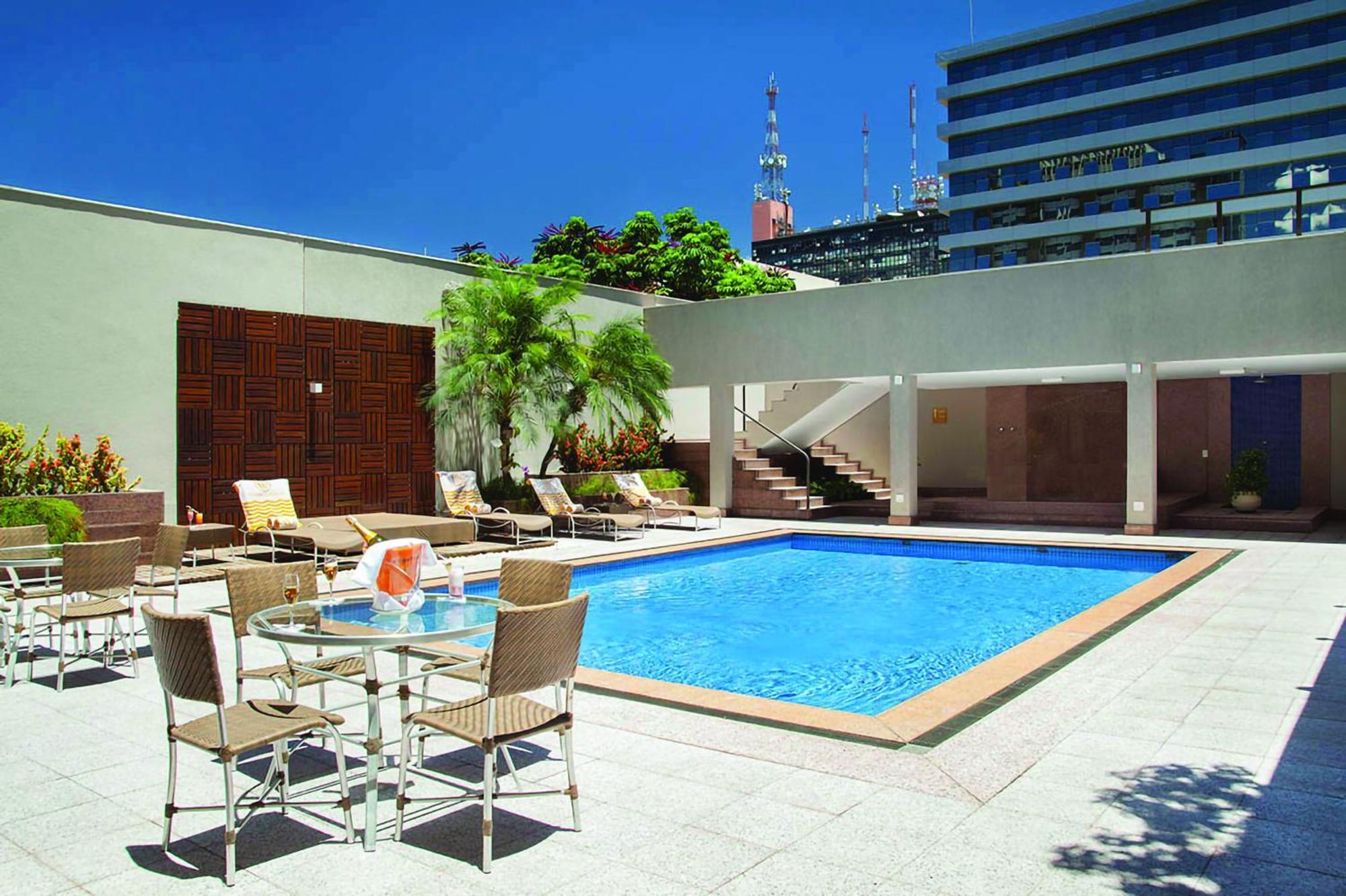 Windsor Plaza Brasilia Ξενοδοχείο Εξωτερικό φωτογραφία The pool at the hotel